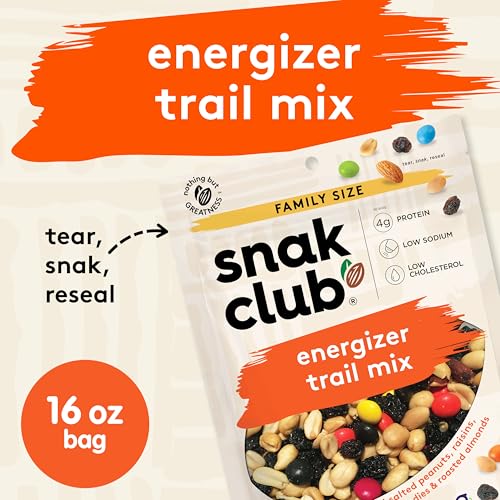 Snak Club Energizer Trail Mix with Peanuts, & Chocolate Candies, 16 oz - image 2