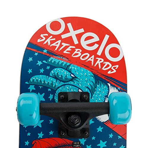 Image of OXELO PLAY 3 BEAR SKATEBOARD - BLUE