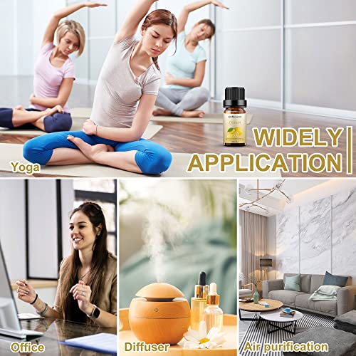 Sedbuwza Lemon Essential Oil, 100% Pure Organic Lemon Aromatherapy Gift Oil For Diffuser, Humidifier, Soap, Candle, Perfume #TOP5