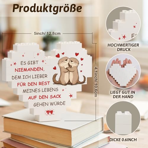 Greatabox Jahrestag Geschenk für Ihn Sie, Ich Liebe Dich Geschenke für Männer und Frauen, Hochzeitstagsgeschenk, Partner und Pärchen Geschenke zu Valentinstag Hochzeitstag Weihnachten