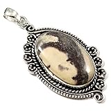 edelstein porzellan cosima Produktlänge: ca. 6,3 cm. Goyal Crafts Porzellan Exotic Jaspis natürlicher Edelstein versilbert Schmuck GPAZ94