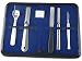 Produktbild 7-Teiliges Premium Beauty-Set Hornhautraspel Fussfeile Etui mit Hobel + 10 Solingen Klingen