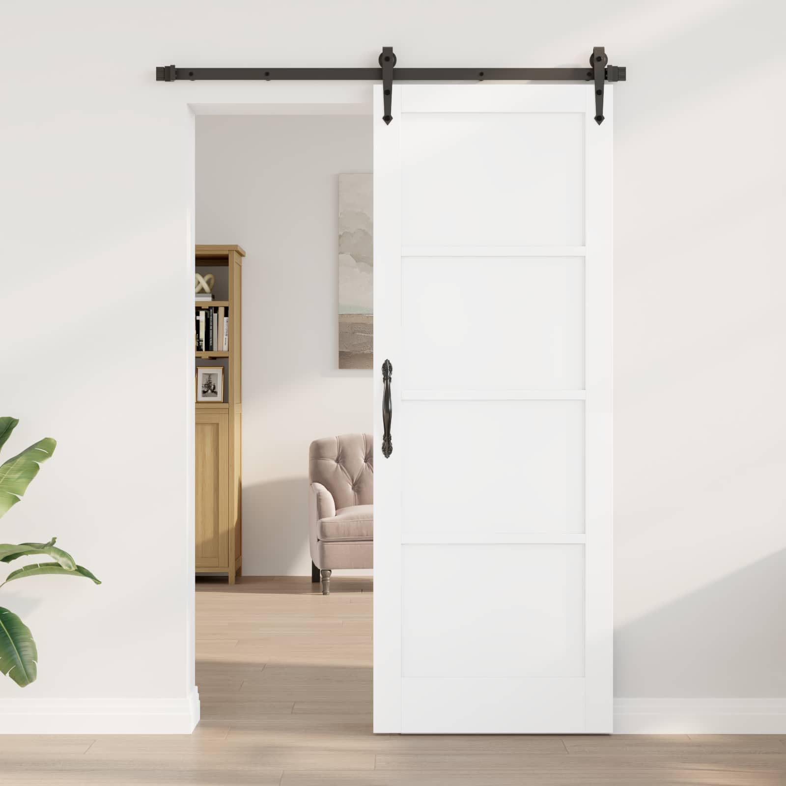 Puerta Interior Blanca 78x211cm Contrachapado