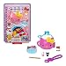 Hello Kitty GVB29 - Kakao-Campingplatz Schatulle (12,5 cm) mit 2 Sanrio Minis Figuren, Notizblock und Schreibwarenzubehör, Spielzeug Geschenk für Kinder ab 4 Jahren