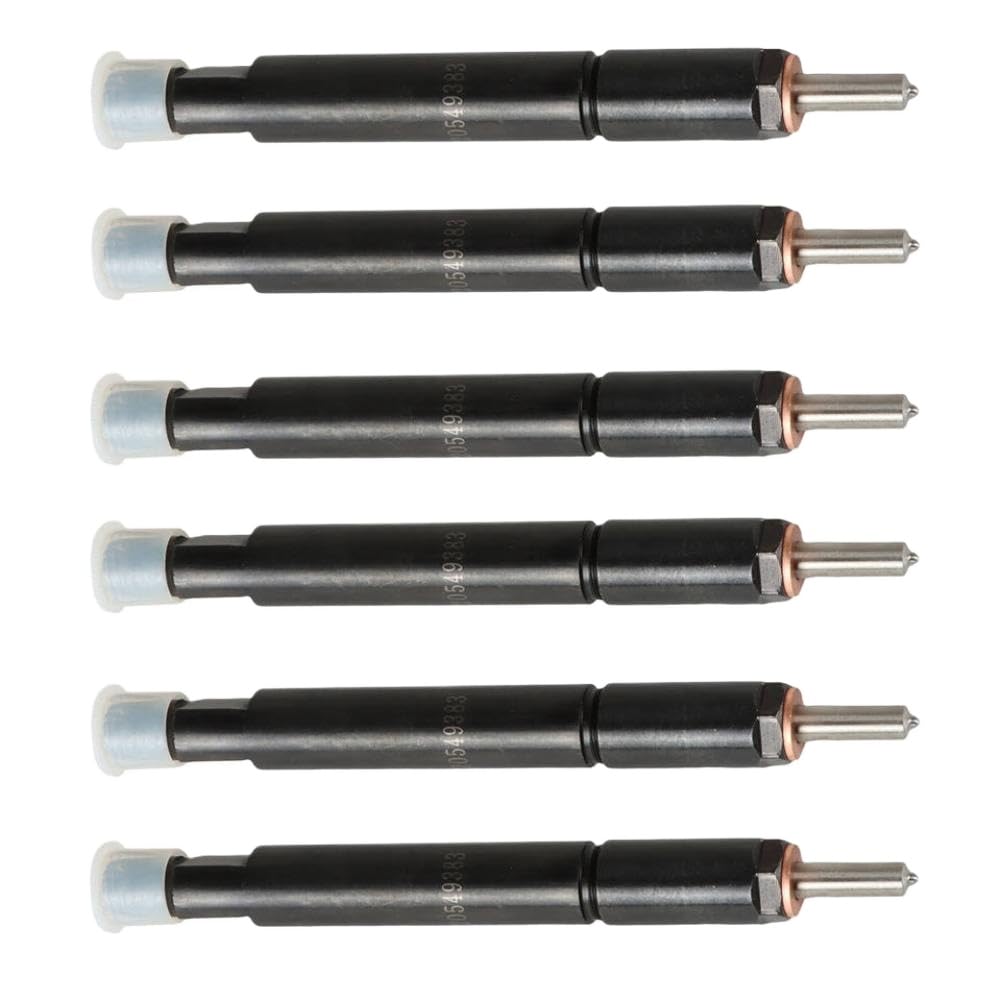 Qhtwuyqek Onecolor 6Pcs Fuel Injector 20549383 Voe20549383 D6d Engine Compatible With Volvo Ew145b Ew160b Ew180b Ew200b Ec160b Ec180b Ec210b Bl70 Bl71