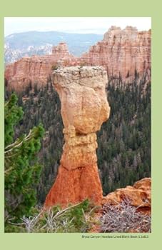 Bryce Canyon Hoodoo Lined Blank Book 5.5x8.5: 5.5 by 8.5 lined blank book with a photo of Bryce Canyon Hoodoo rock formation