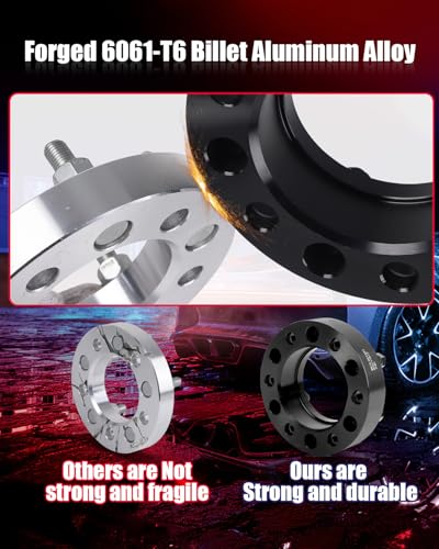 Image of 1.5'' 6x5.5 Hubcentric Wheel Spacers for 2024-2026 Tacoma,2025 2026 4Runner