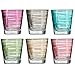 Produktbild Leonardo VARIO Set 6 Becher klein farbig Sortiert, Glas, Bunt, 6 Stück (1er Pack), 6