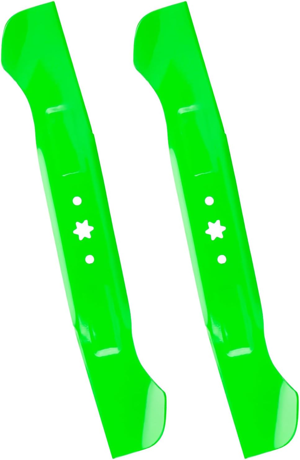 942-04244A 46 Inch Mower Blades for Cub Cadet XT1 LT46 LTX1045 LTX 1046 RZT L46 XT2 LX 46 ZT1-46 Troy Bilt Mustang XP46 Craftsman 742-04244 46" Deck Zero-Turn Lawn Tractor 6 Point Star High Lift 2 PCS