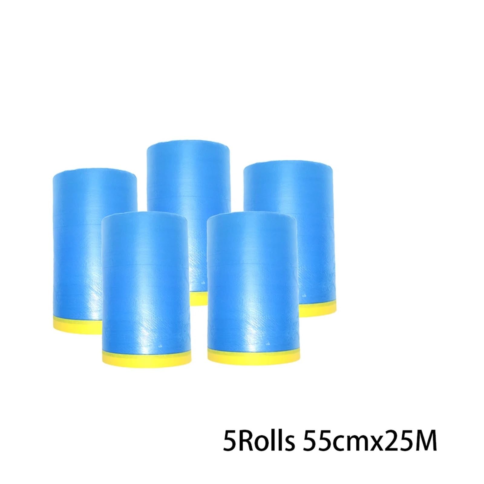 5 Rollen Abdeckfolie for Lackieren, vorgeklebtes Abdecktuch, PE-Autolack-Abdeckungsfolie for Küchenrauch, Möbelstaub für Möbel(M)