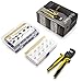 Qibaok Crimping Tool Kit Dupont Ratcheting Crimper Plier Set with 460pcs 2.54mm JST-XH Connectors and 1550PCS 2.54mm Dupont Connectors