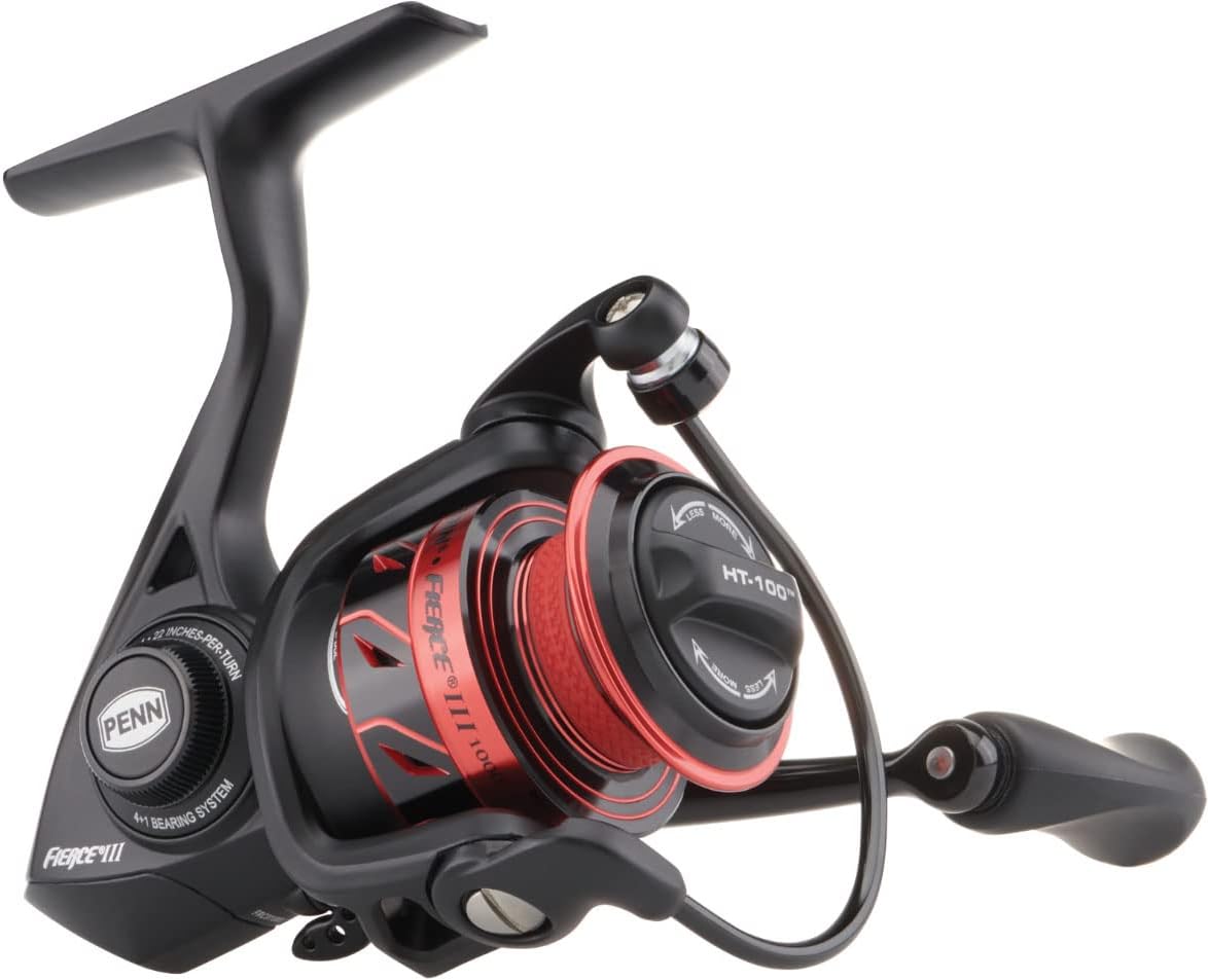 Penn FRCIII1000 Fierce III 1000 Spin Reel RH/LH Front Drag, 5 BRG