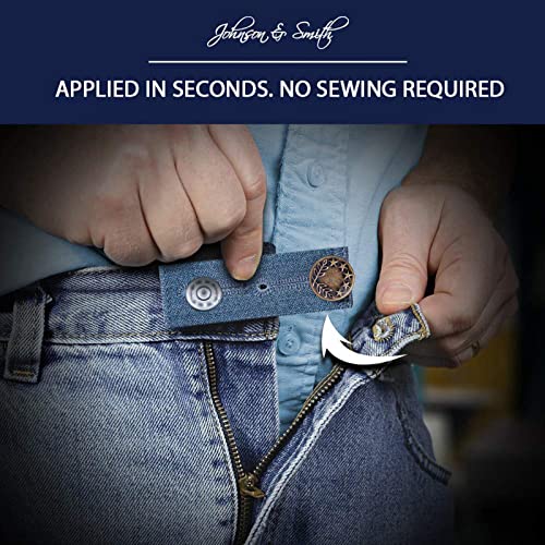 Segolike Extensor de calças 4 peças extensor de cintura jeans extensor de botões