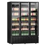 GGM Gastro Getränkekühlschrank - 1500 Liter - mit 3 Glastüren