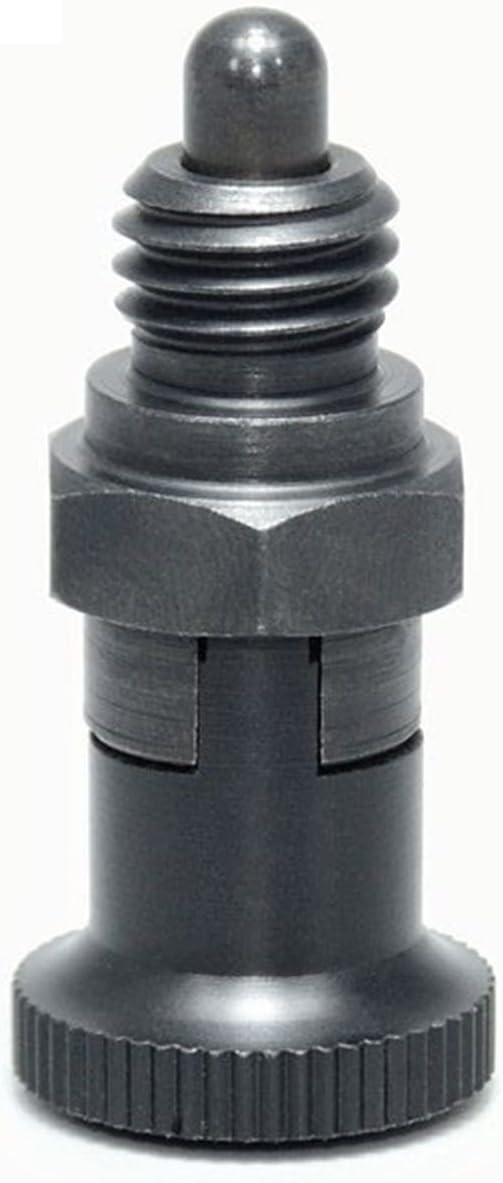 Self-locking Knob Index Plunger Carbon Steel Positioning Pin Indexing Plungers 1Pcs(MT302Z Rest-Coarse)