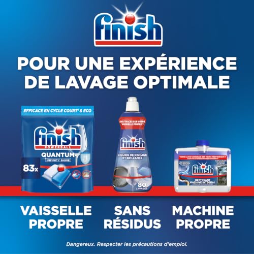 Finish Quantum Infinity Shine Pastilles Lave-Vaisselle, Elimine Les Taches Tenaces, 166 Capsules – vue 9