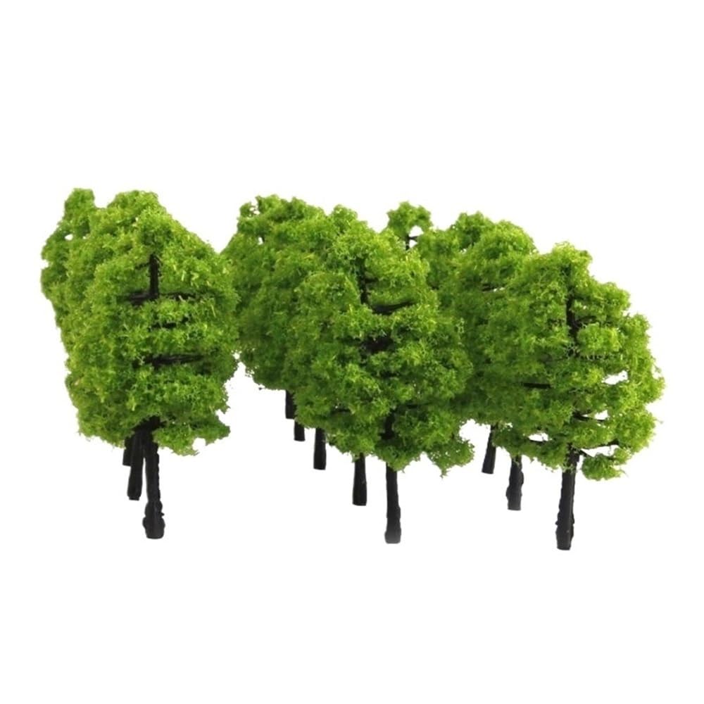 Landscape Greenery 40pcs Landscape Model Trees, 1:100 Scale, 3.5cm Railroad Scenery to Decorate Building