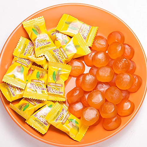 Lot 100 Gummy Chewy Candy Mango Blackcurrant Flavour Halal Snack Sweets Malaysia 150G (5.29Oz) (Mango) #TOP7