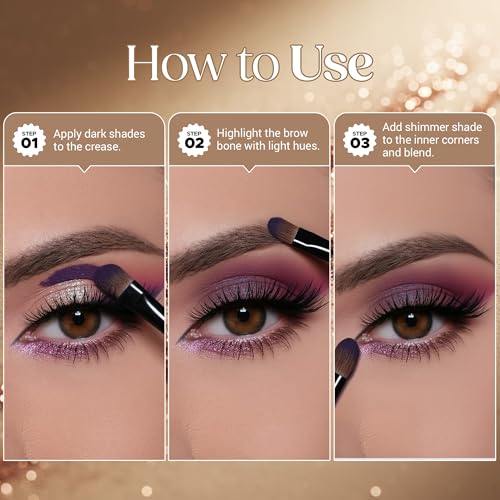 Image of Hilary Rhoda Trendsetter Eyeshadow Palette | Highly Pigmented Shades | Matte & Shimmer Finish | Long-Lasting | All Skin Types | Easily Blendable Eye Makeup Palette - 15g (Rule Breaker - Shade 01)