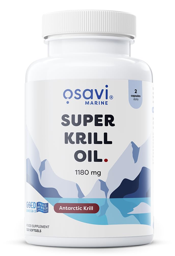 Osavi Super Krill Oil, 1180mg - 120 softgels