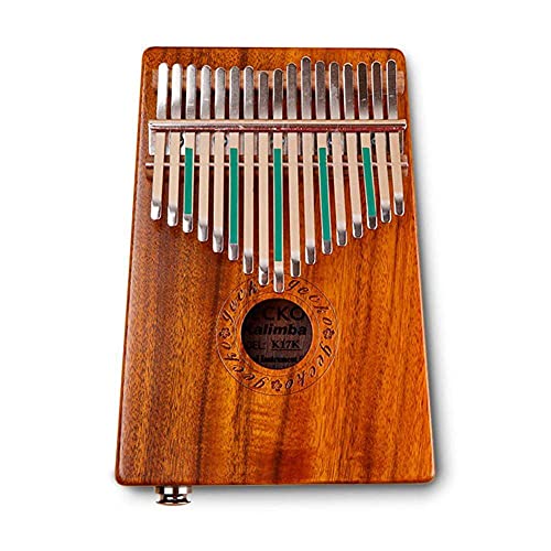 WGOEODI 17Key Thumb Piano Kalimba, Corps en Acacia en Bois Massif Kalimba Thumb Piano Percussion Instrument de Musique… - Les Beatles, Paul McCartney, John Lennon, RIngo Starr, George Harrison WGOEODI 17Key Thumb Piano Kalimba, Corps en Acacia en Bois Massif Kalimba Thumb Piano Percussion Instrument de Musique… – Image 3