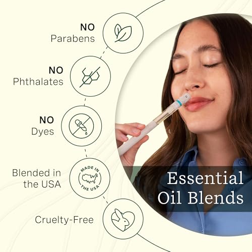 Lifelines Pen Diffuser Set, Nature's Escape 3-Pack – 1mm Black Ballpoint Pens with Scented Essential Oil Blends – Aromatherapy Diffuser & Sensory Immersion Diffuse Aroma As You Write