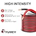 TYUMEN 18 Gauge Wire 100FT, 18/2 AWG Red Black Hookup Electrical Wire LED Strips Extension Cord 12V/24V DC Cable, 18AWG 2 Conductors Flexible Wire for LED Ribbon Lamp Tape Lighting