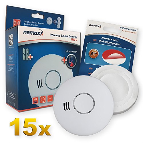 Smartwares Fissaggio Magnetico Per Rivelatori Di Fumo - Supporto Adesivo 3M, Montaggio Senza Fori, Adatto A Rivelatori Fino A 7 Cm Di Diametro