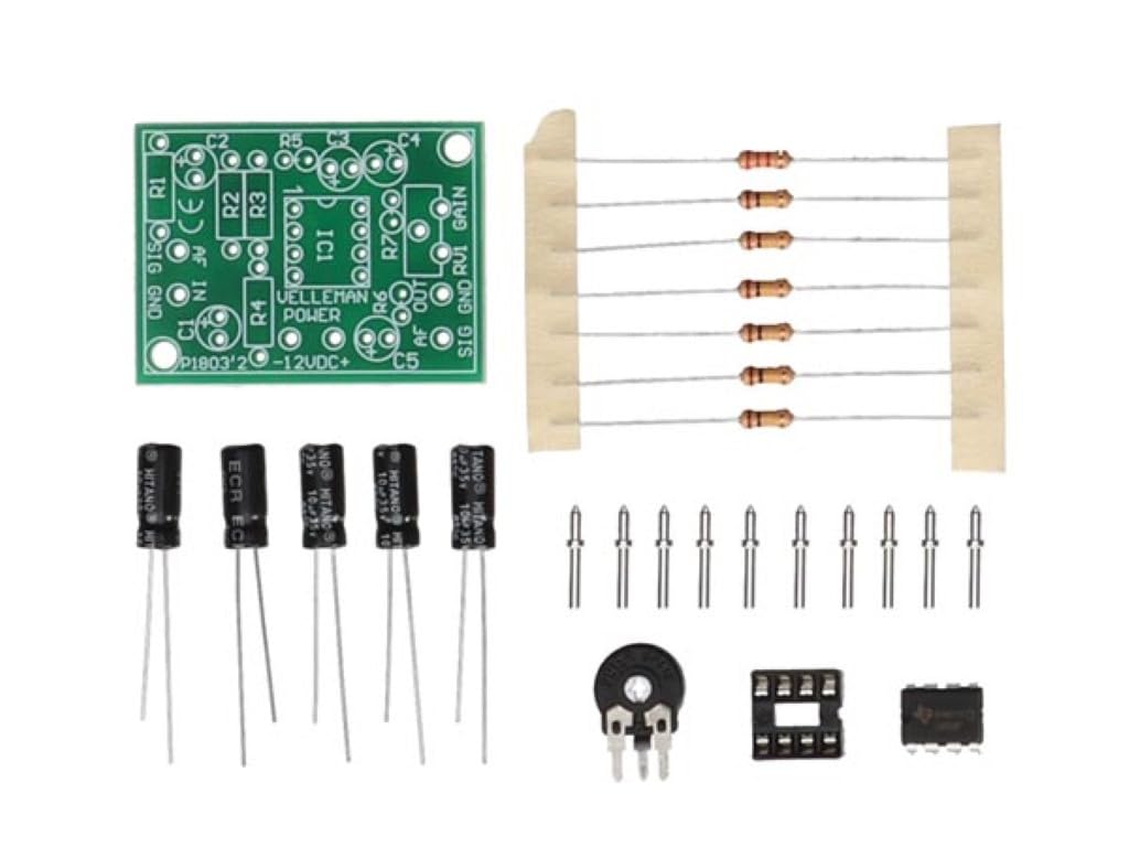 Whadda Kit di saldatura preamplificatore mono universale