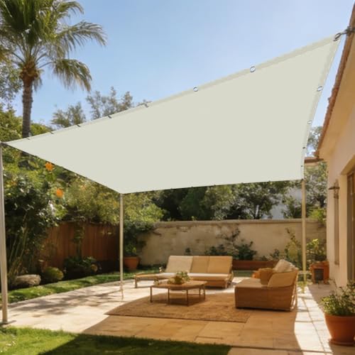 Voiles d'ombrage imperméables extérieurs avec œillets pour patio - 2