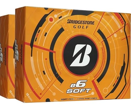 Bridgestone e6 Soft Golf Balls [24-Ball] White