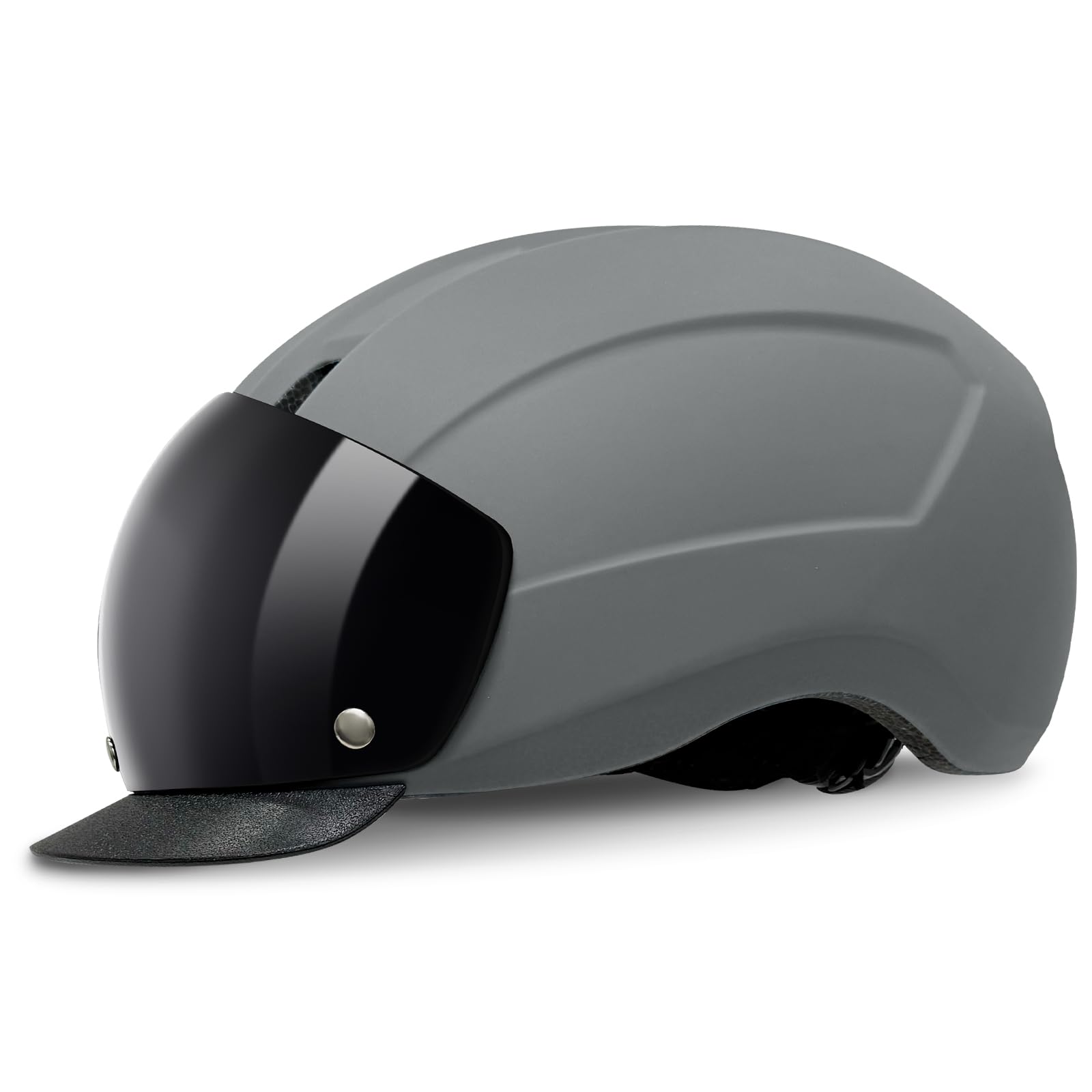 LeapBeast Casque Vélo Léger Unisexe avec Visière Amovible et Lunettes Magnétiques, Taille Réglable, Coque en PC et Doublure en EPS, Idéal pour Vélo Électrique, VTT et Vélo Urbain