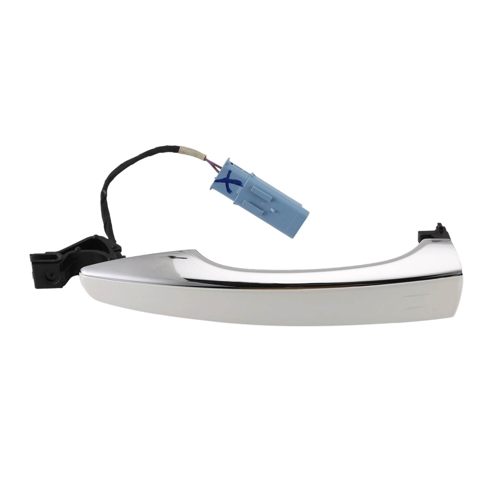 DUHNXUJ Car Door Handle for Citroen for C5 C6 Inductive Exterior Door Handles Handle 9686895577 Pearl White Front Left
