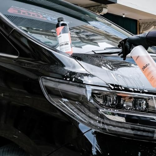 Image of CARPRO Descale Acidic Car Shampoo Wash Concentrate - 500ml (17 fl oz) | Removes Minerals, Waxes, Sealants & Oils - For Hard Water and Tough Dirt on Cermic Coated or Non-Coated Vehicles