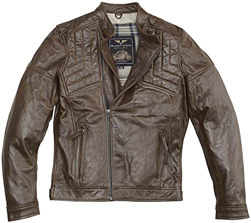 Veste en cuir de moto Philadelphia coupe-vent confortable contre le froid
