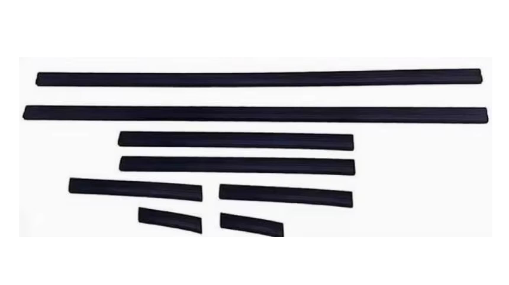 Pbqenxb One Color For Land For Cruiser For Prado 120 Roof Layering Seal 75553-60030 Weatherstrip Seal 75553-60030 8 X Roof Sink Rubber Outer Window Weatherstrip