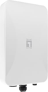 LevelOne WAB-8021 AX3000 Dual Band Wi-Fi 6 Outdoor PoE Wireless Access Point, omnidirektional