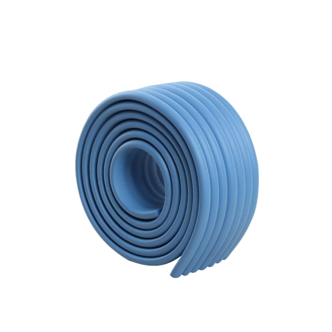 Peel and stick molding, 6.5ft Crown Flexible Wall Edging Strip Self Adhesive Furniture Table Edge Protectors Bumper Guard, Ceiling Baseboard(Blue)