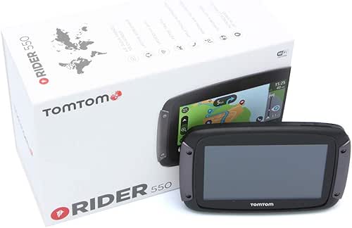 TomTom GPS Moto RIDER 550 - 4, 3 pouces, Cartographie