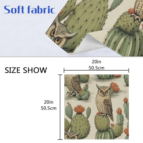 Servilletas de Tela ALAZA Set 6, Multicolor 20 x 20 pulg miniatura 3