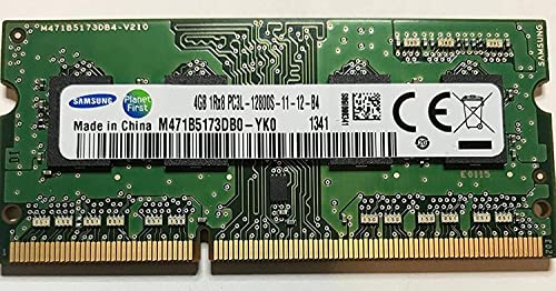 Samsung ram memory 4GB (1 x 4GB) DDR3 PC3-12800,1600MHz, 204 PIN SODIMM for laptops