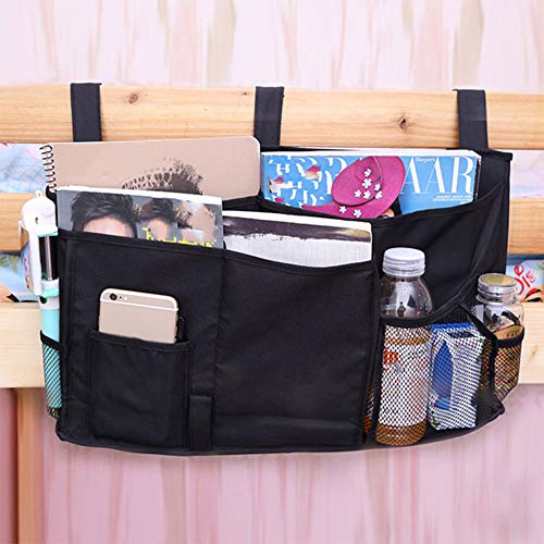 IBLUELOVER Betttasche Hochbett Hängen Aufbewahrungstasche Klettverschluss Bettaufhänger Oxford Hängeaufbewahrung Kinderzimmer Hanging Organizer Kinderwagen Hängen Tasche Multifunktional Bettablage - Image 3