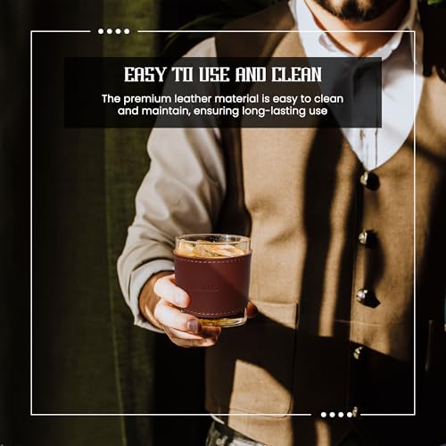 Northwind Supply Premium Leather Rocks Glasses Sleeve thumb #3