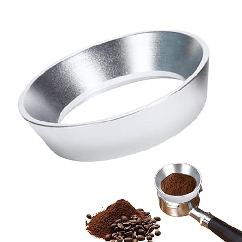1PC 54MM Magnetic Dosing Funnel for Sage, Sturdy Magnetic Aluminium Dosing Ring, Espresso Machine Accessory for Home or Café