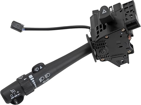 Multifunction Turn Signal Switch Fits for 2002-2009 Chevy Silverado Tahoe GMC Envoy Sierra Yukon Buick Replaces# 12450067 D6299A SW3792 CBS1149 Multi-Function Combination Switch