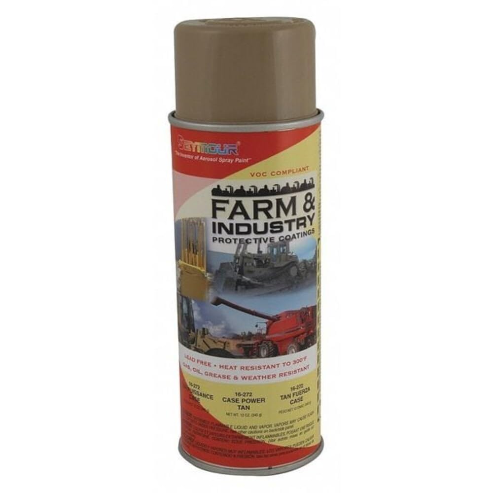 Seymour 16-272 Farm and Industry Enamel Spray Paint, Power Tan