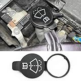 Couslcd Car Windshield Wiper Washer Fluid Reservoir Tank Bottle Cap Replacement Cap, Compatible with Camaro Silverado Cruze, OEM#12767700、13227300、12788573、19172571 Replacement (1 PCS)