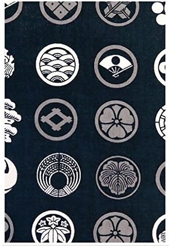 Japanese Traditional Kamon Design Nassen Tenugui Towel