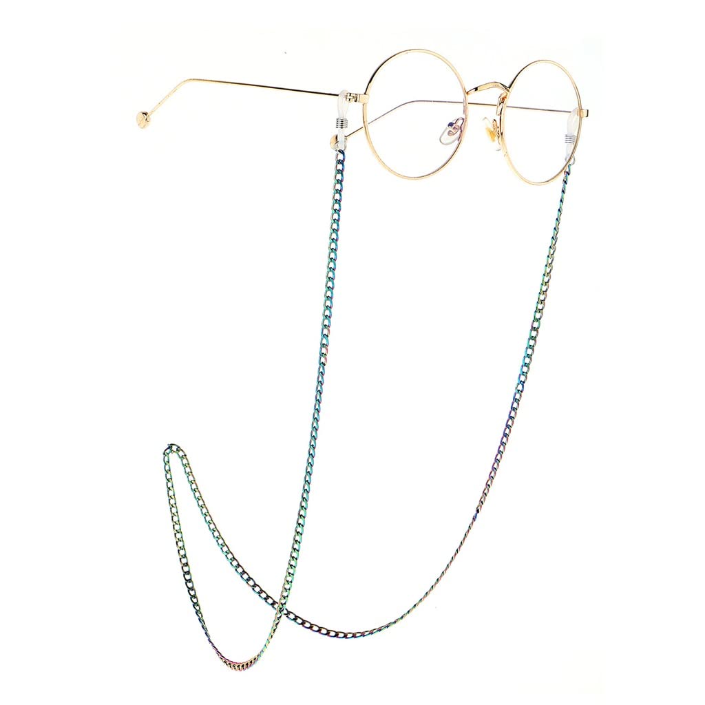 Bunte Brillenkette, Perlenkette, Clip-Perlenkette ist Nicht leicht zu verblassen. Mode-Brillenkette, Anti-Verlust