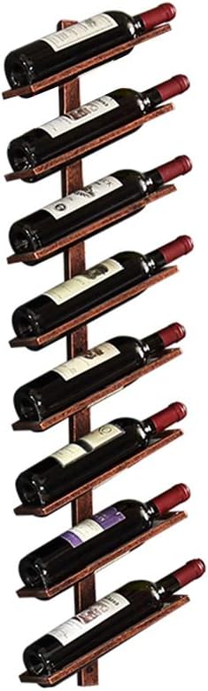 LAXF-Shelf Wall Mounted Wine Rack, Wall Mount Wine Bottle Storage Rack, Cork Storage Store Red, White, Champagne, Home & Kitchen Décor Storage Rack Display